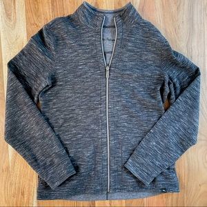 Tommy Bahama Womens Zip Front Grey Athletic Jacket